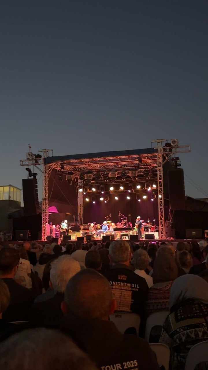 My first concert! with wife toooo